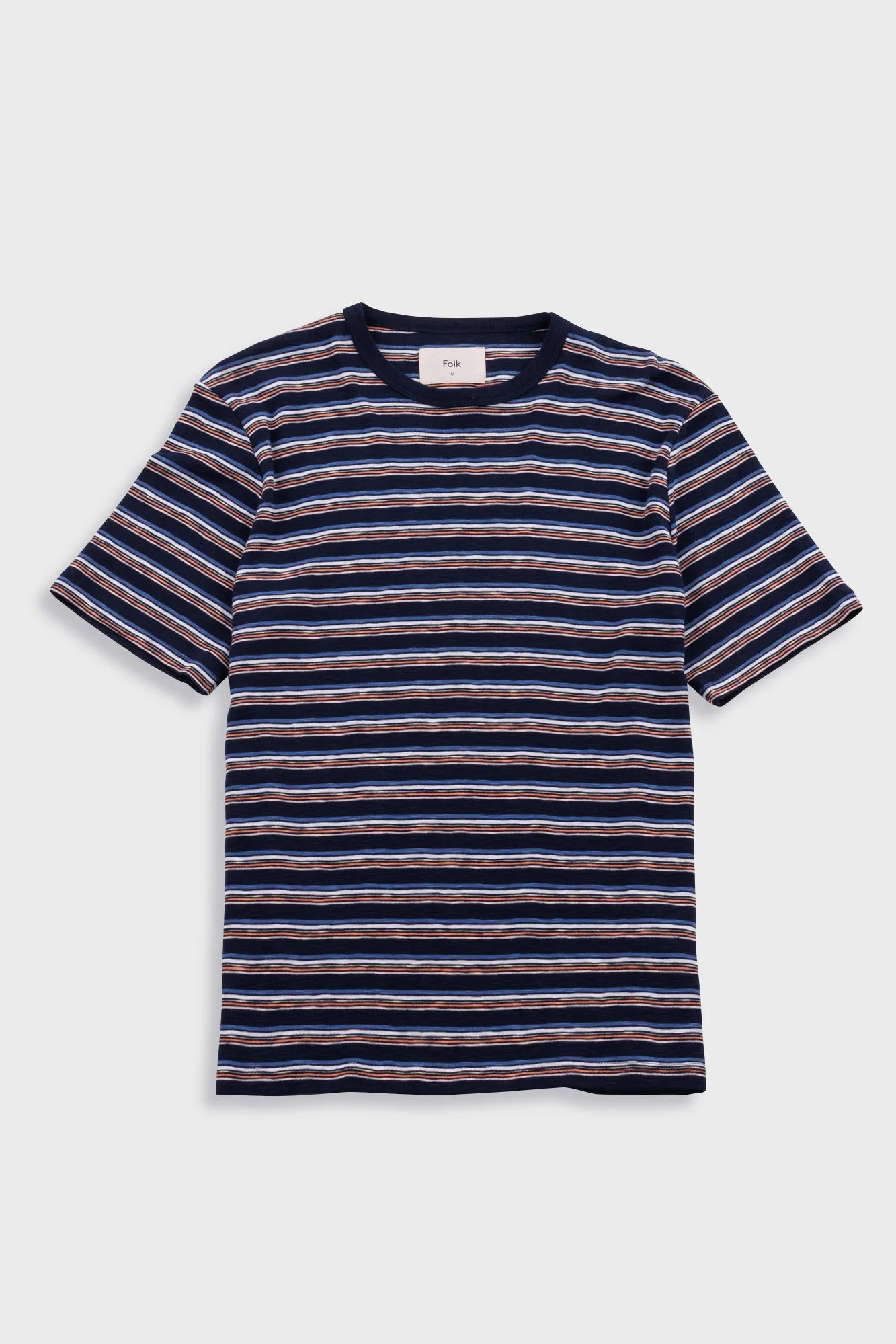 Multistripe T-Shirt - Blue Jungle Cat Stripe sold by Folk