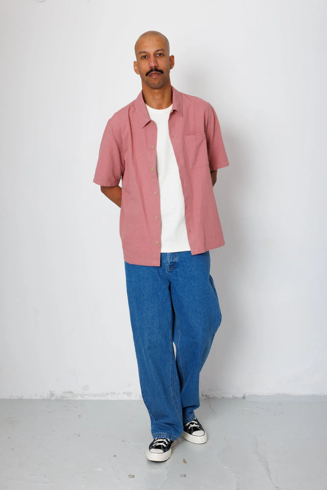 Gabe Shirt - Dusty Pink sold by Folk product image thumbnail 3