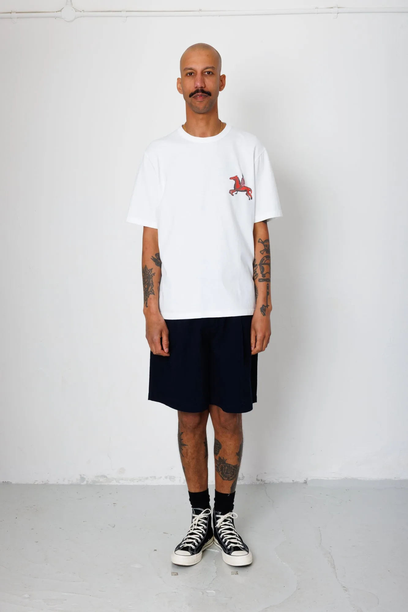 Relaxed T-Shirt - White Carousel | Folk x Goss Brothers sold by Folk
