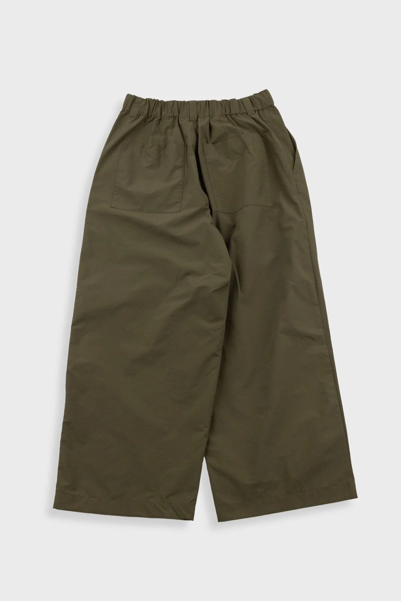 Nanga | Poplin Wide Pants - Khaki sold by Folk product image thumbnail 3