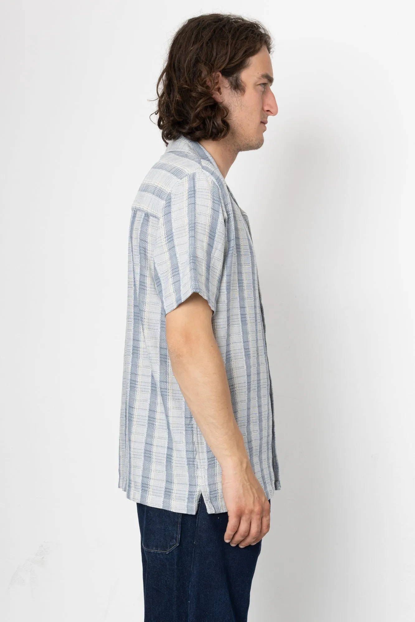 Otis Shirt - Blue sold by Folk product image thumbnail 3
