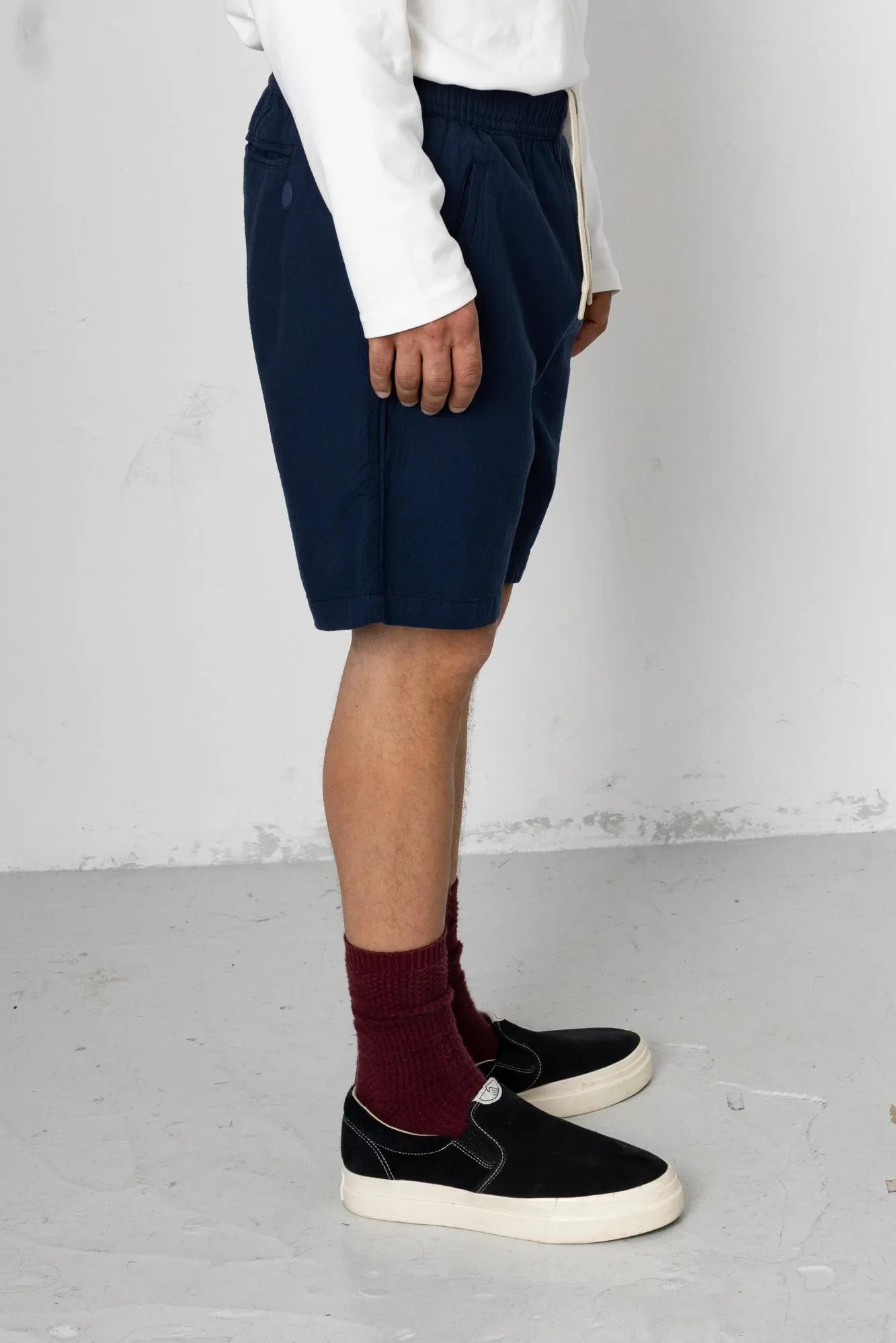 Darwin Textured Assembly Short - French Navy sold by Folk product image thumbnail 3