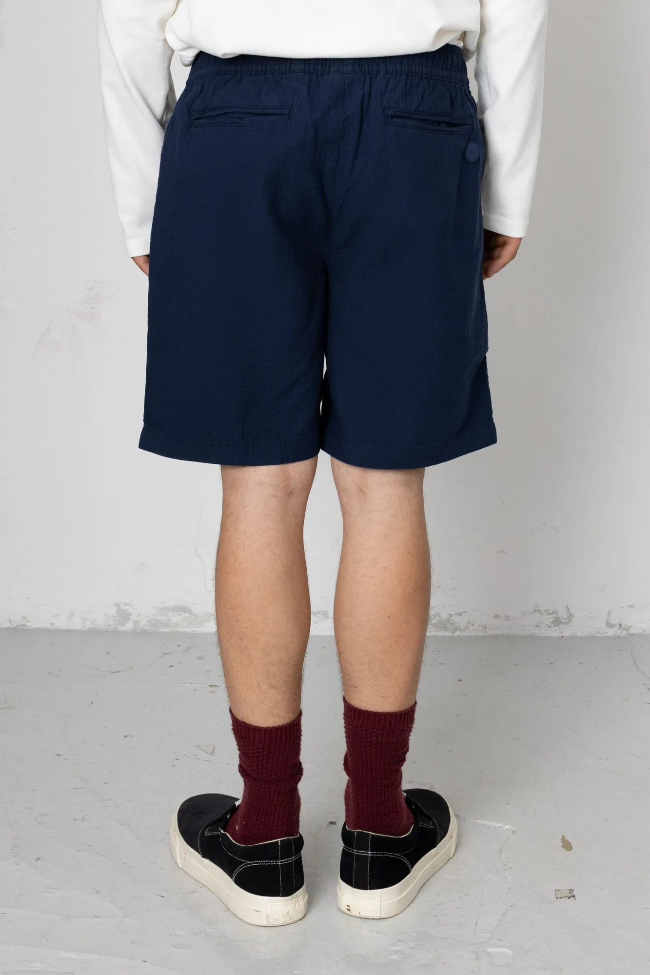 Darwin Textured Assembly Short - French Navy sold by Folk product image thumbnail 4