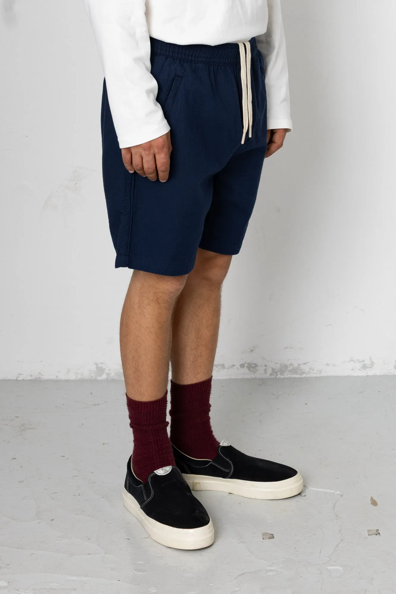 Darwin Textured Assembly Short - French Navy sold by Folk product image thumbnail 2