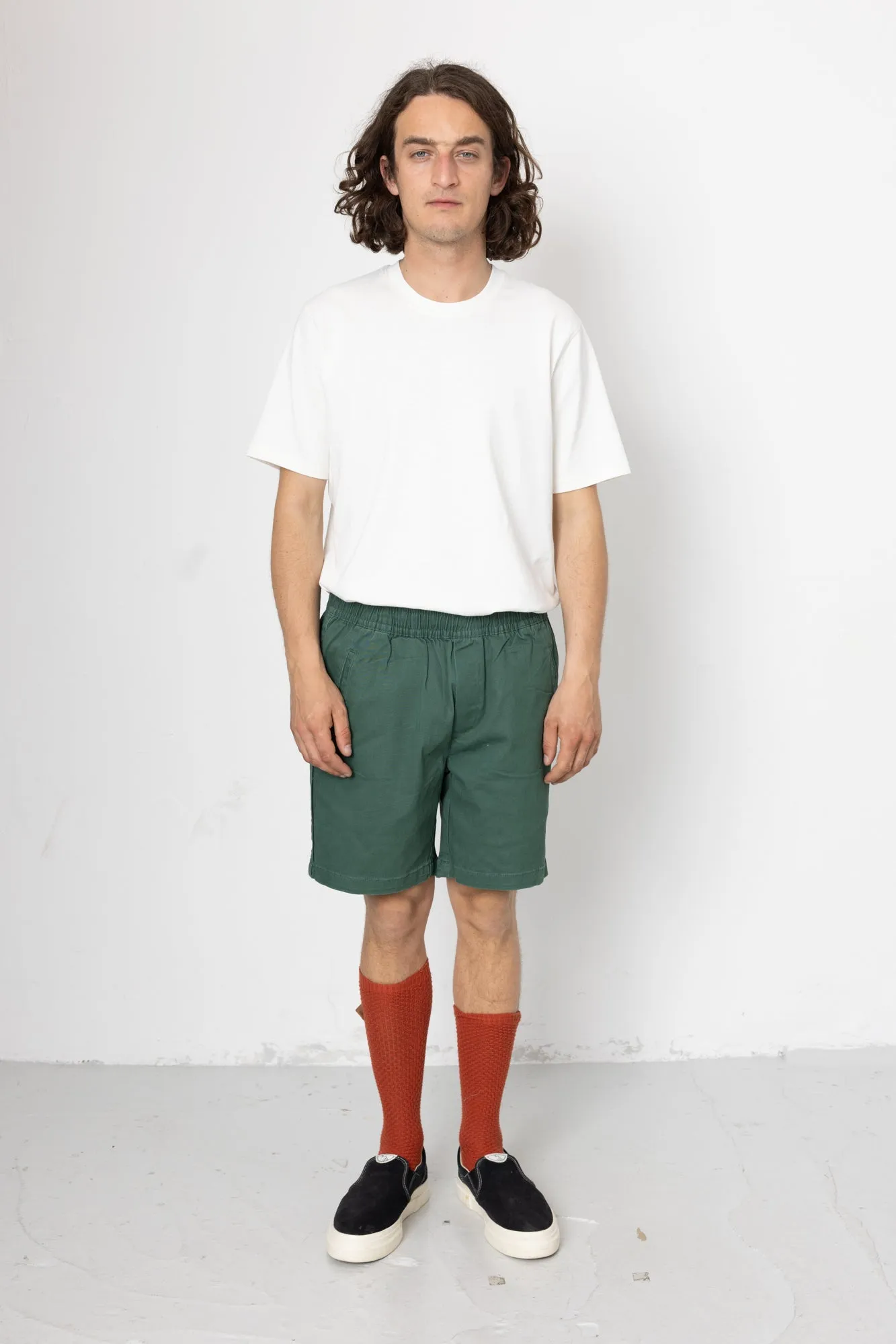 Darwin Nelson Assembly Shorts - Bottle Green sold by Folk product image thumbnail 5
