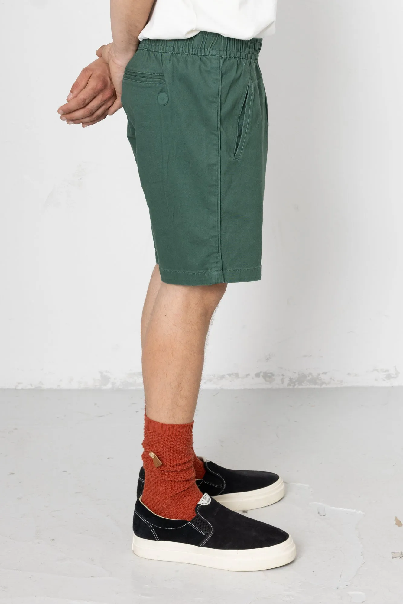Darwin Nelson Assembly Shorts - Bottle Green sold by Folk product image thumbnail 3