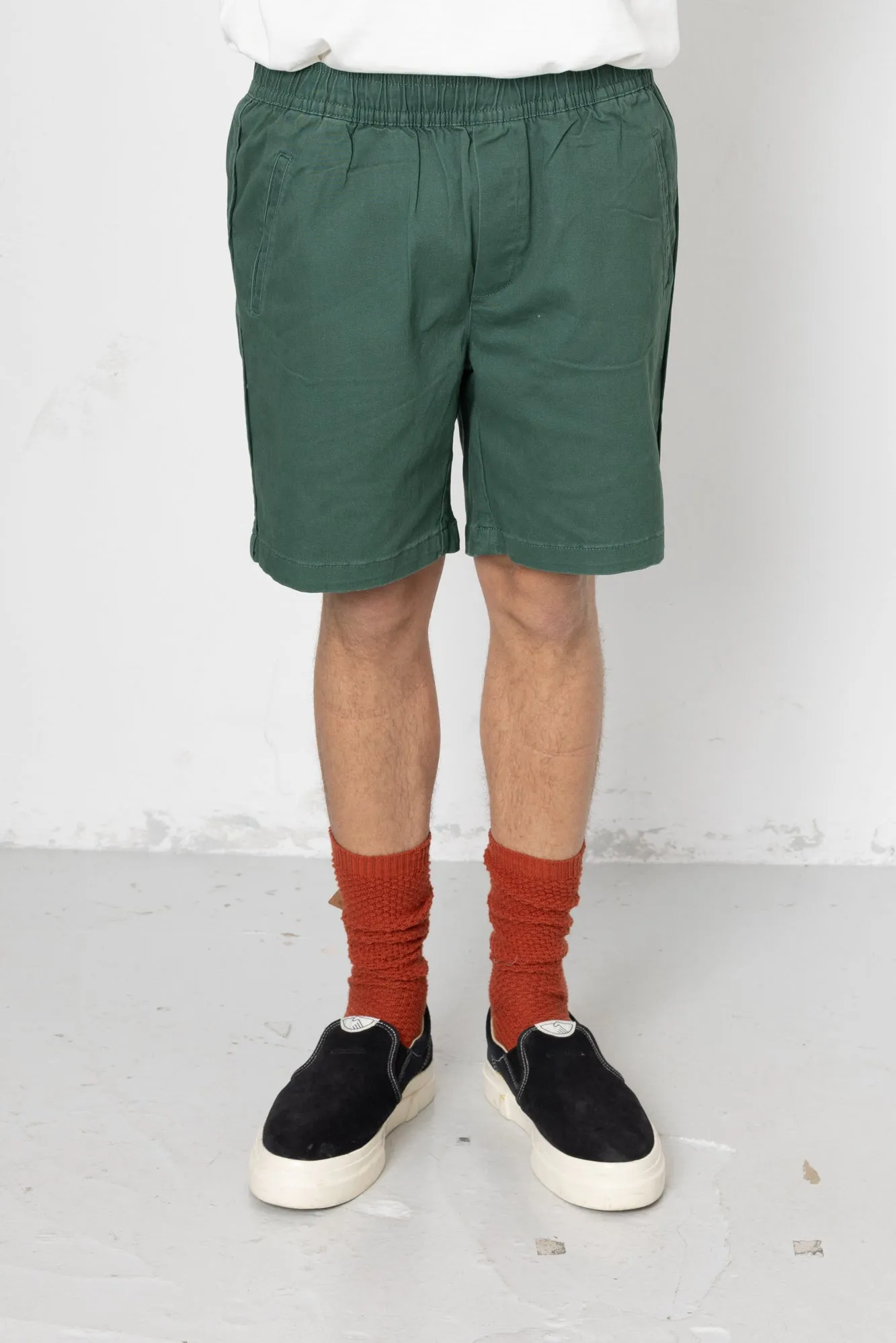 Darwin Nelson Assembly Shorts - Bottle Green sold by Folk