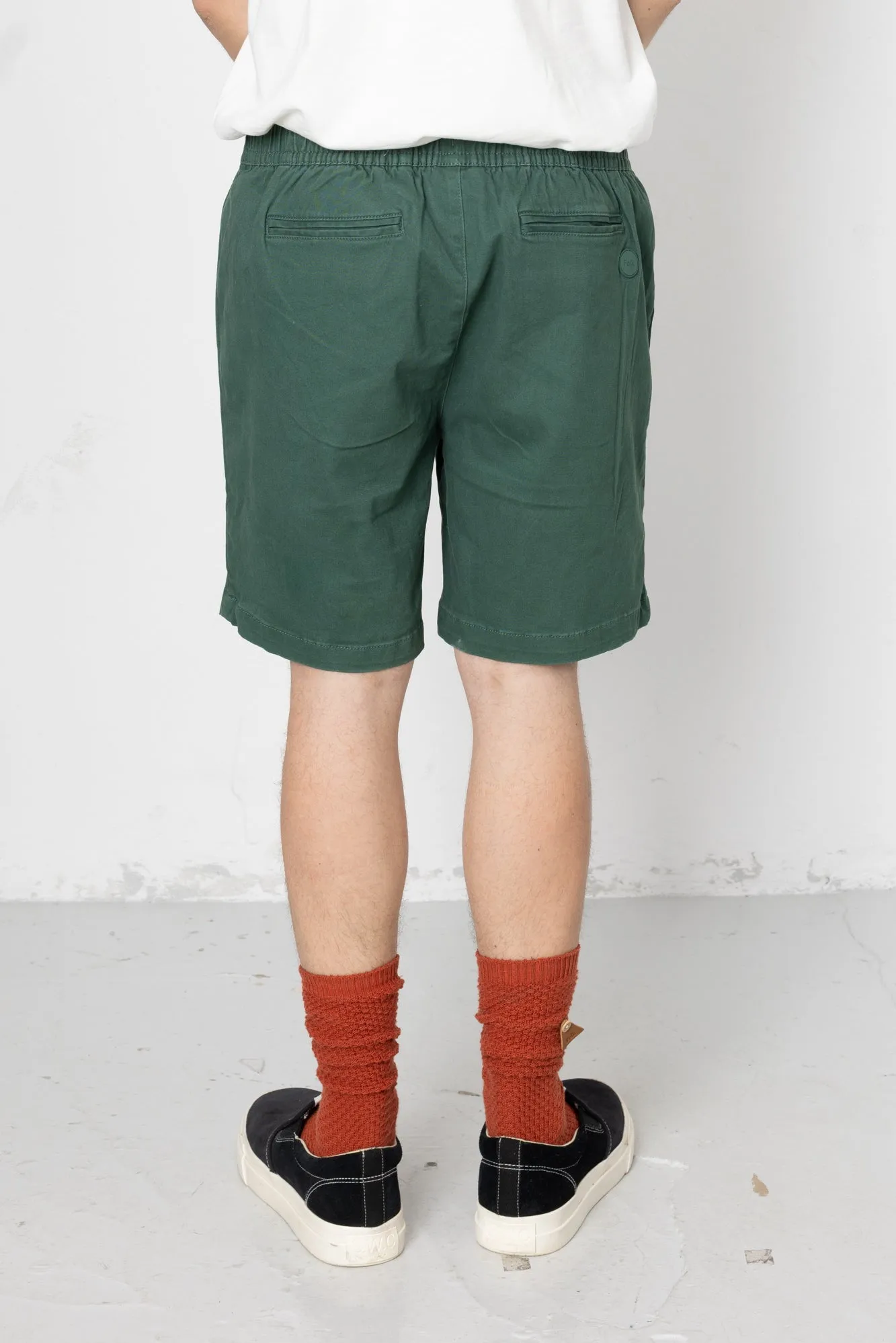 Darwin Nelson Assembly Shorts - Bottle Green sold by Folk product image thumbnail 4