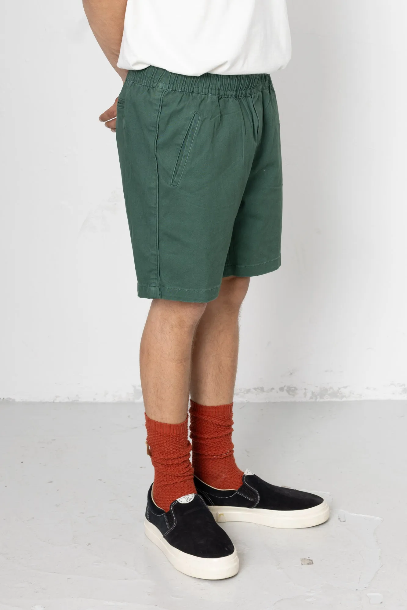 Darwin Nelson Assembly Shorts - Bottle Green sold by Folk product image thumbnail 2
