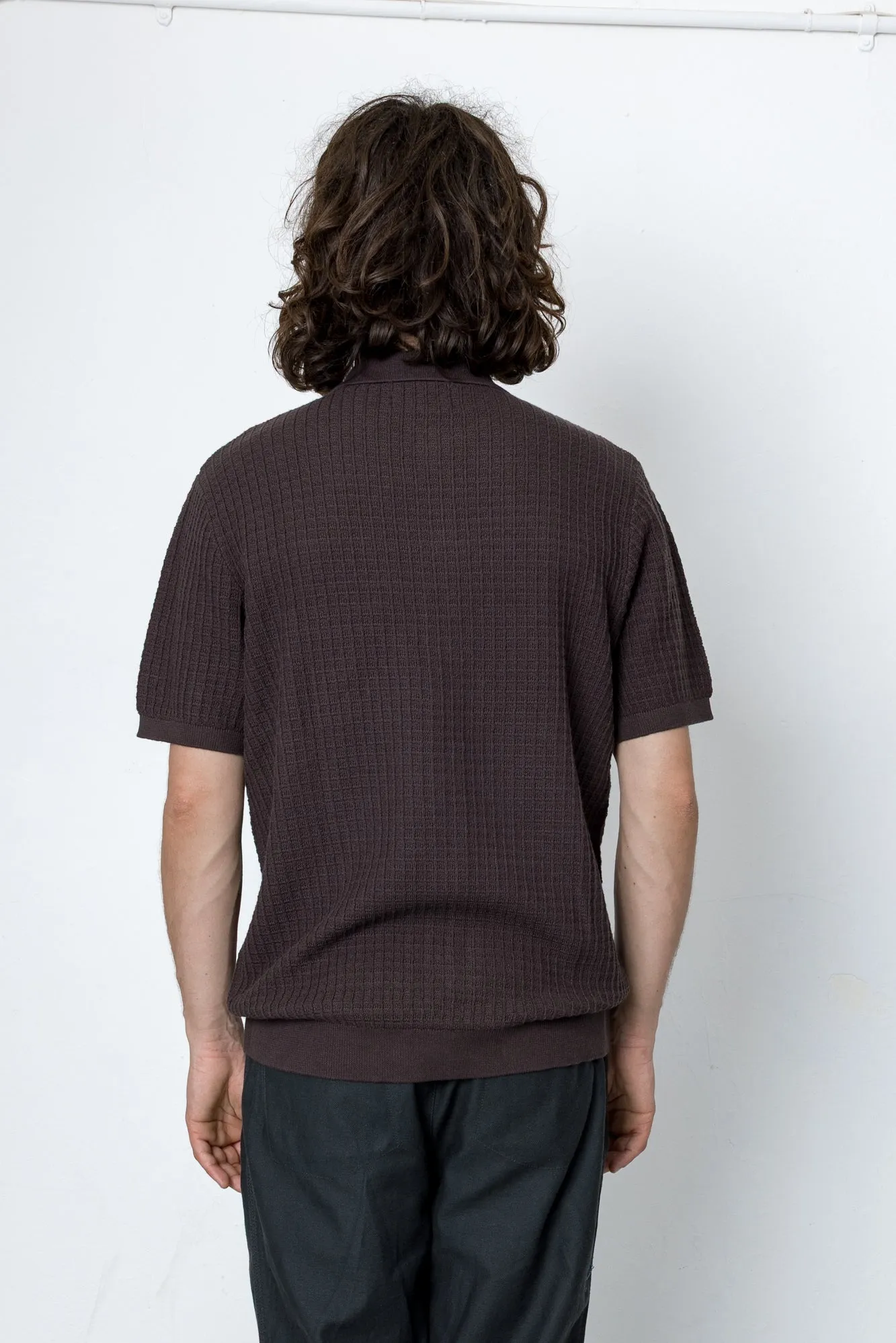 Beech Short Sleeve Button Through - Chocolate sold by Folk product image thumbnail 4