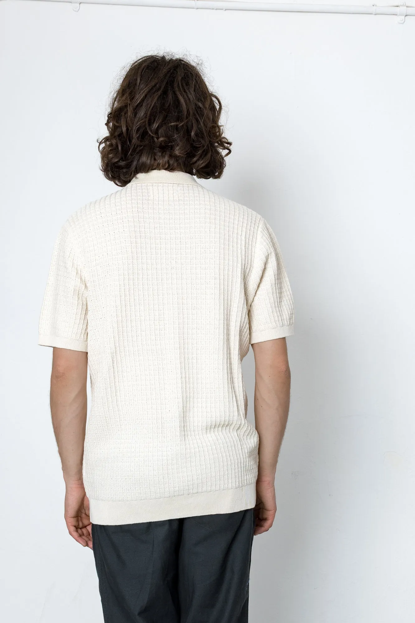 Beech Short Sleeve Button Through - Cream sold by Folk product image thumbnail 4