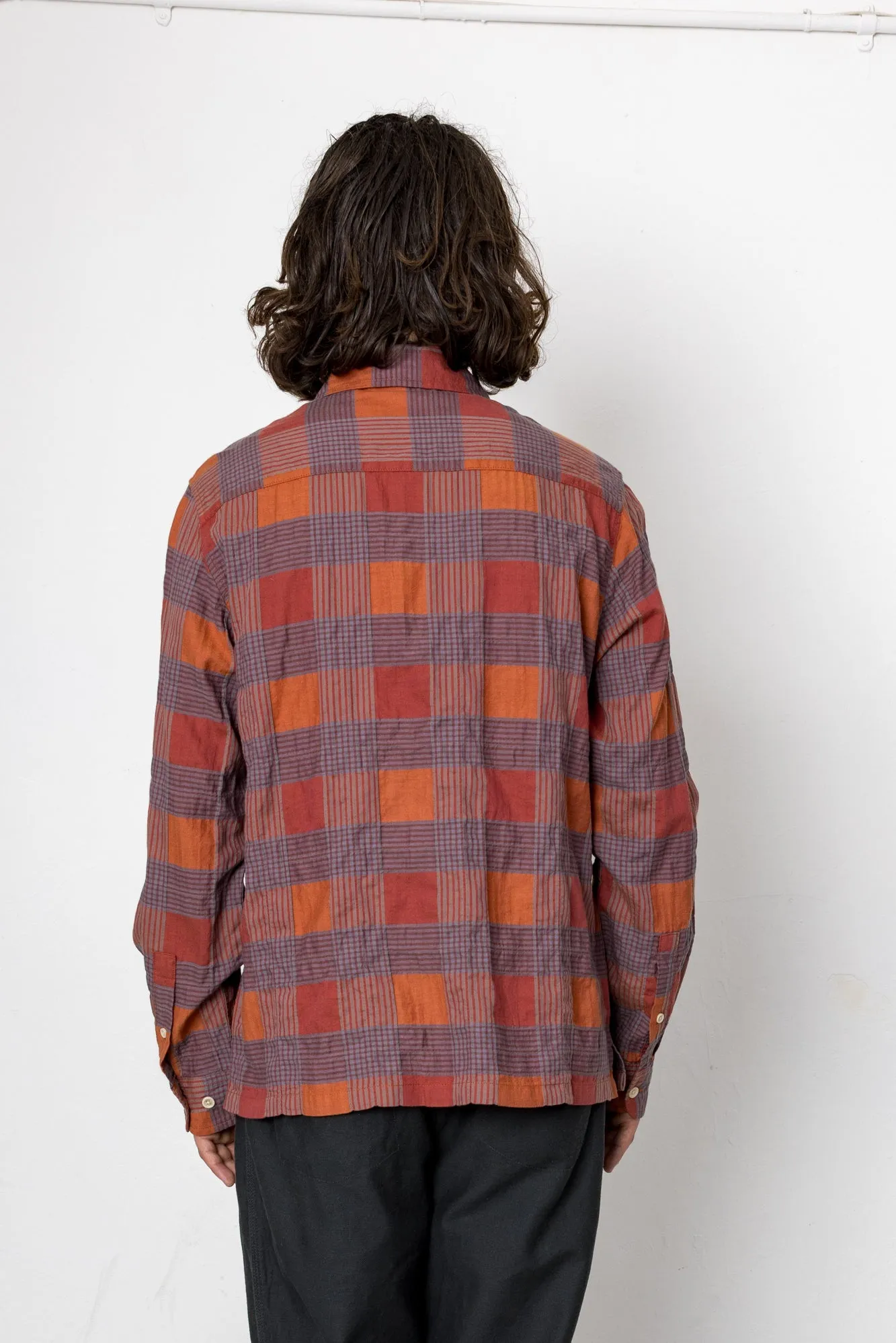 Moore Long Sleeve Shirt - Orange sold by Folk product image thumbnail 4