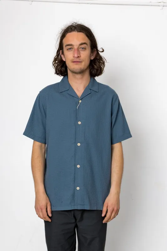 Wilkes Shirt - Airforce made by Folk