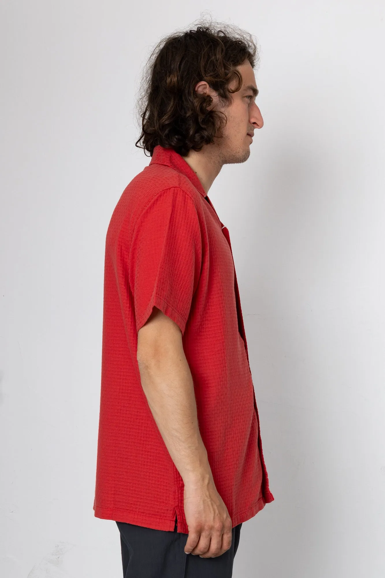 Wilkes Shirt - Washed Coral sold by Folk product image thumbnail 3