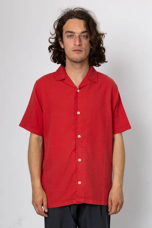 Wilkes Shirt - Washed Coral made by Folk