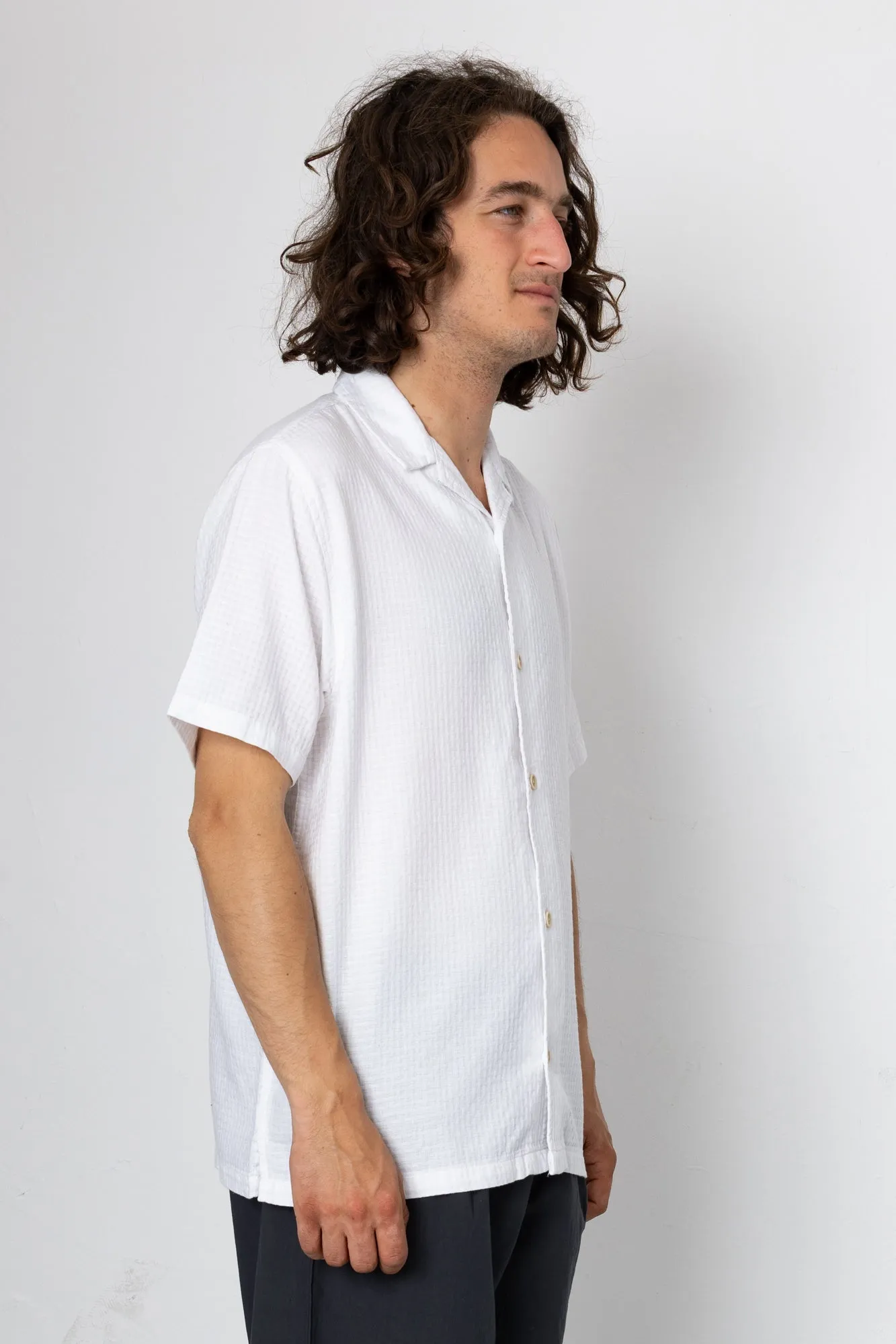 Wilkes Shirt - Optic White sold by Folk product image thumbnail 2