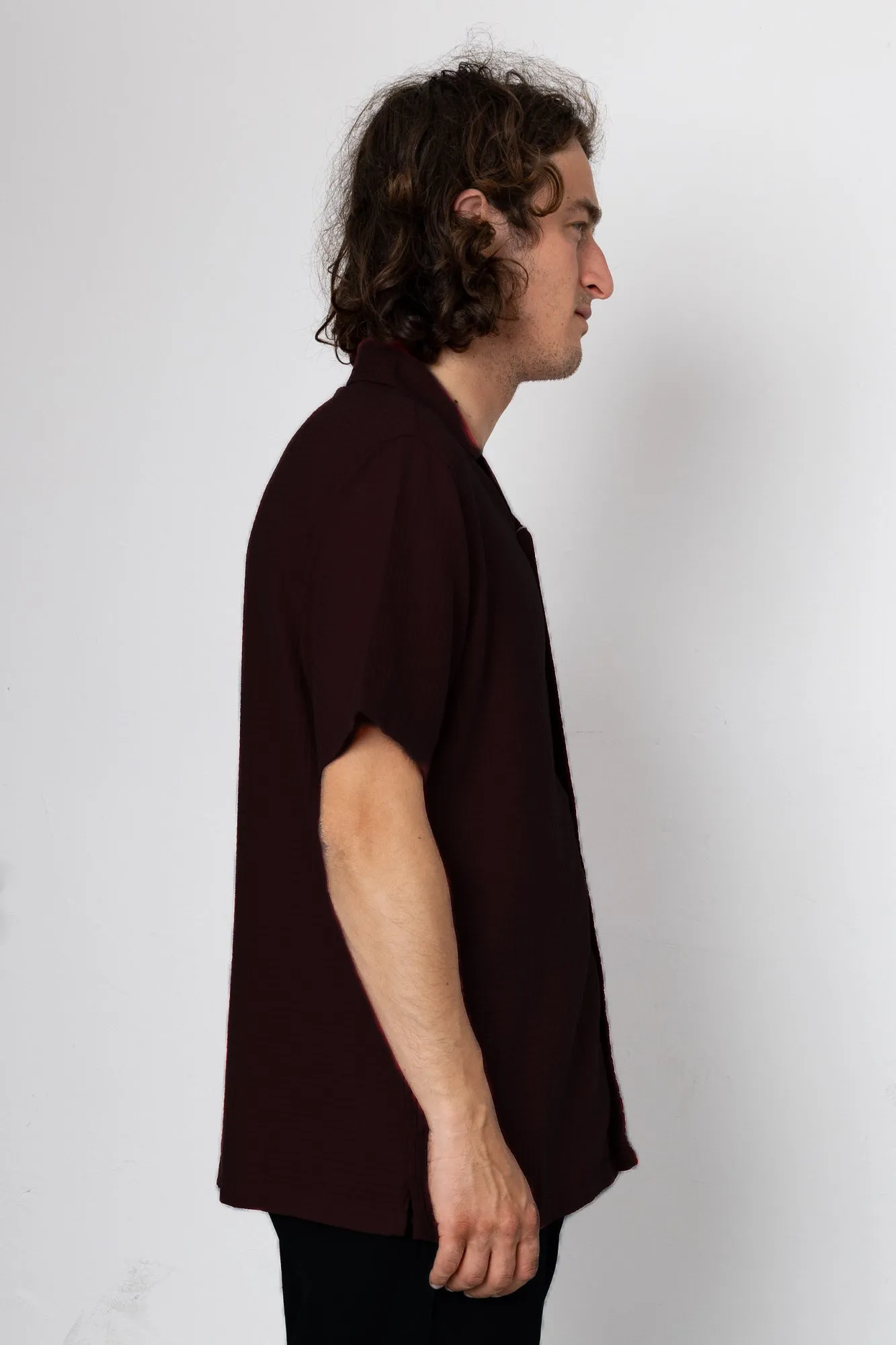 Wilkes Shirt - Chocolate sold by Folk product image thumbnail 3