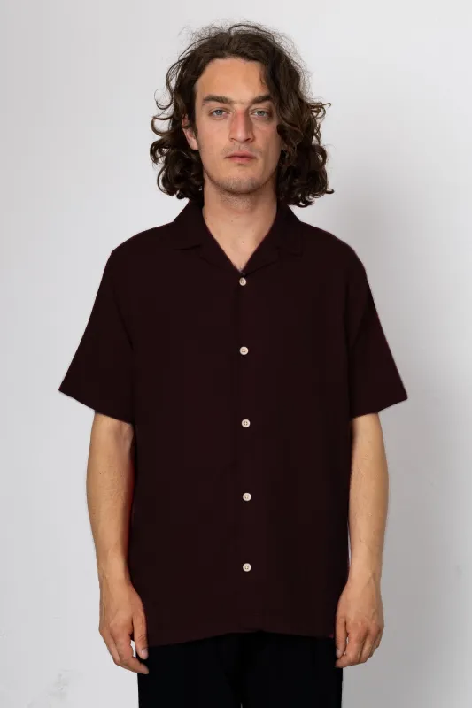 Wilkes Shirt - Chocolate made by Folk