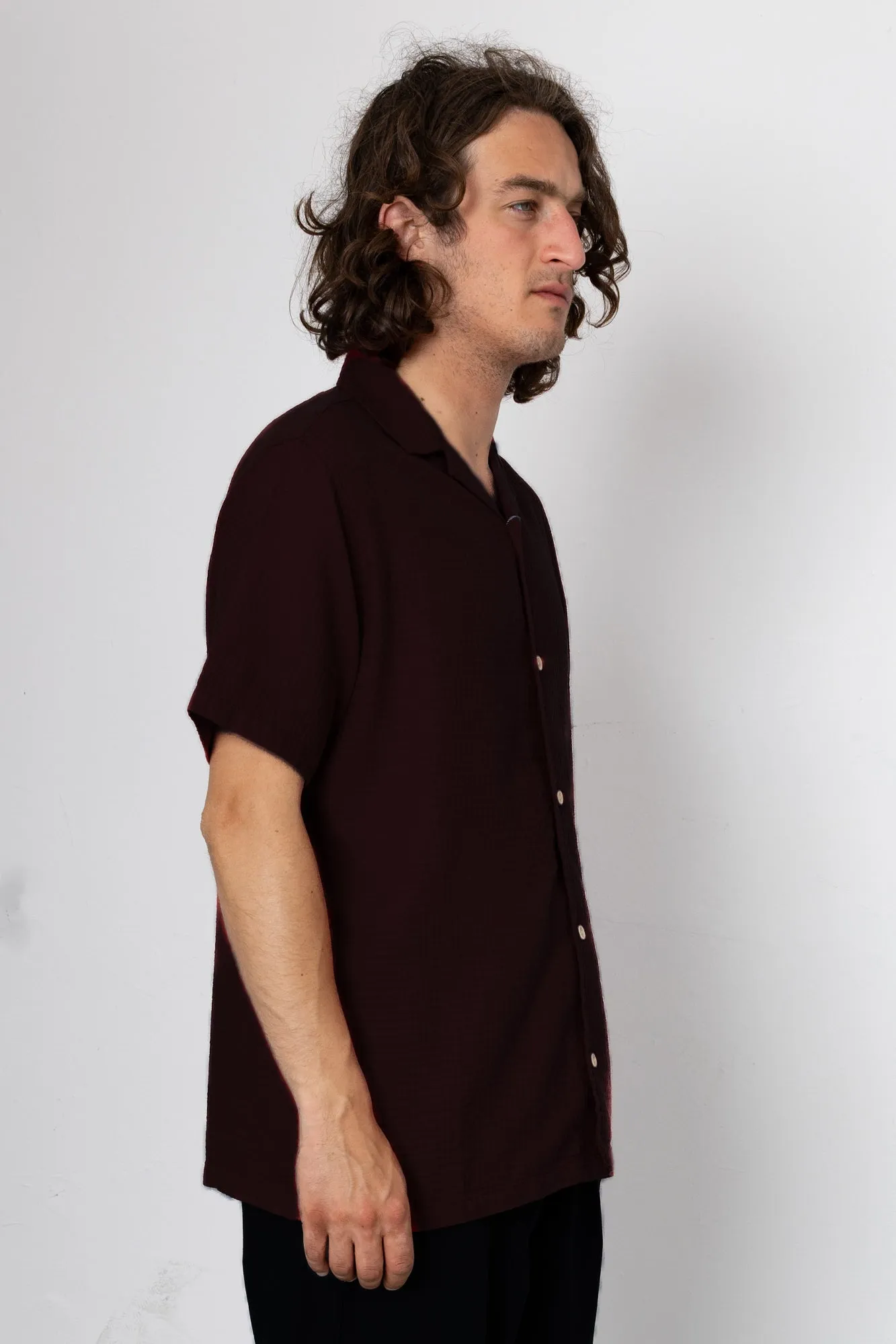 Wilkes Shirt - Chocolate sold by Folk product image thumbnail 2