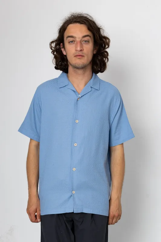Wilkes Shirt - Punchy Blue made by Folk