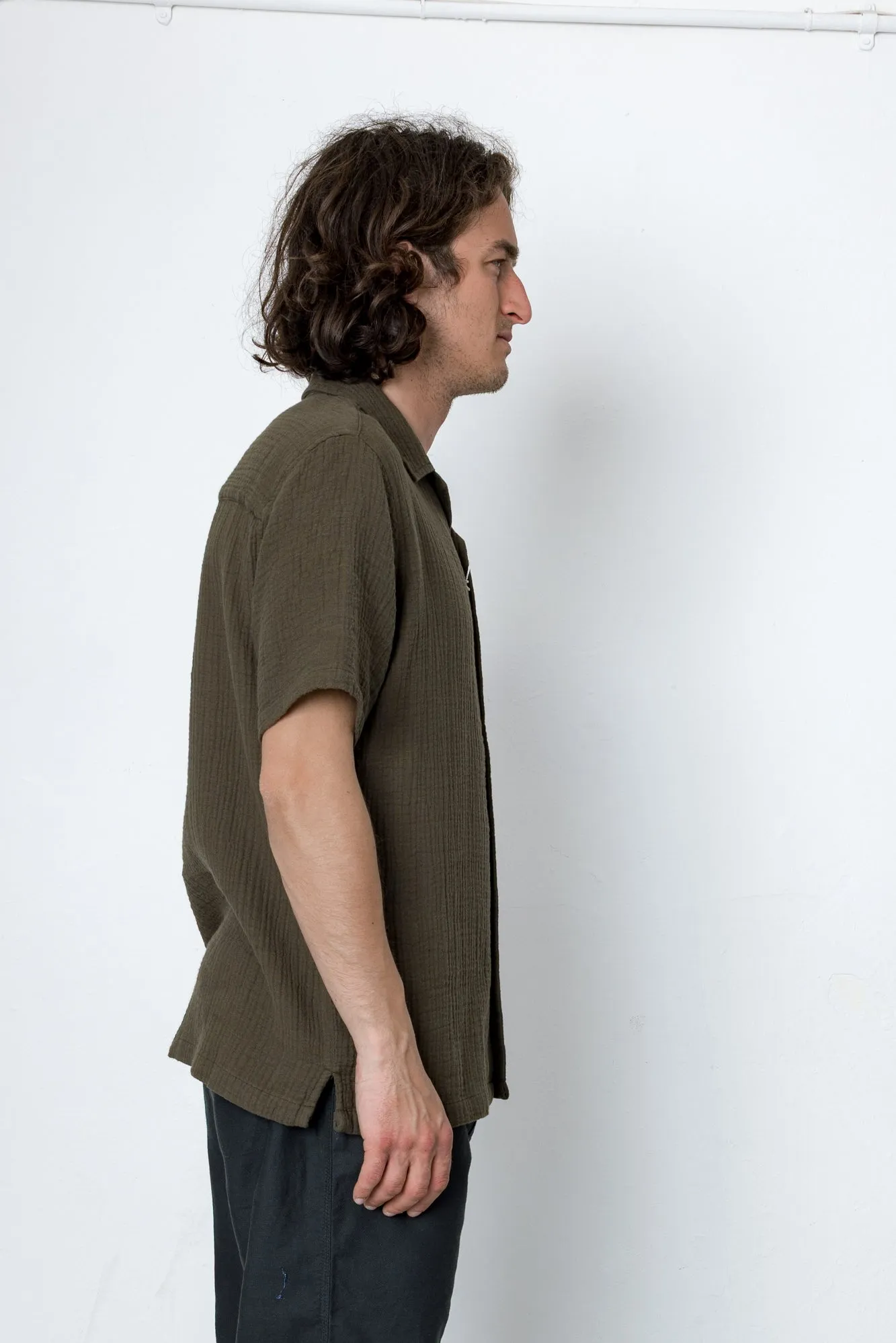 Deck Shirt - Dark Khaki sold by Folk product image thumbnail 3
