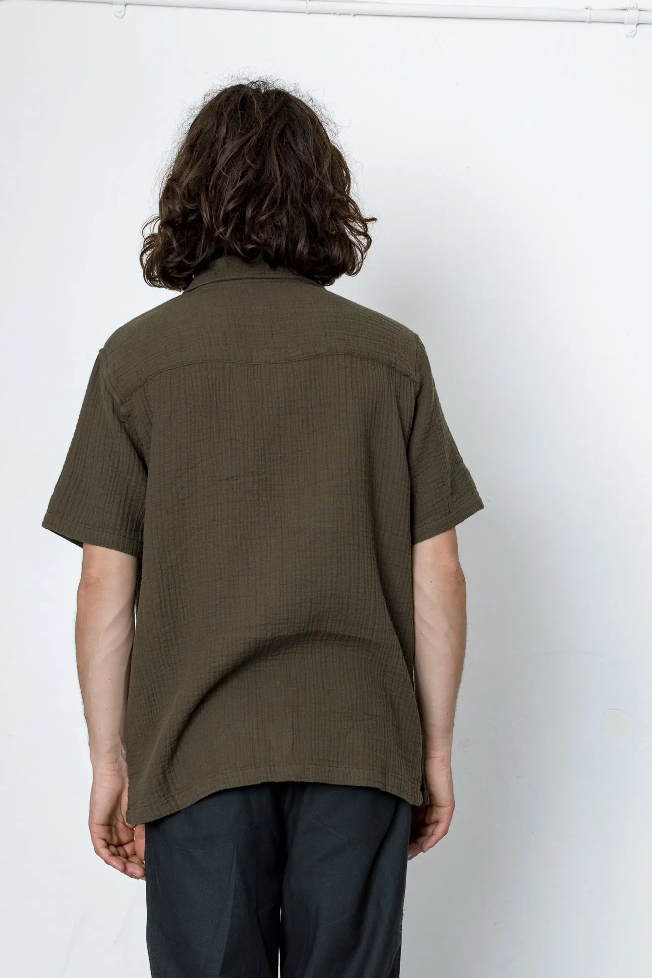 Deck Shirt - Dark Khaki sold by Folk product image thumbnail 4
