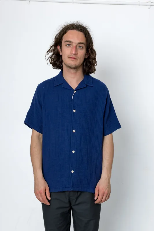 Deck Shirt - Dark Denim made by Folk