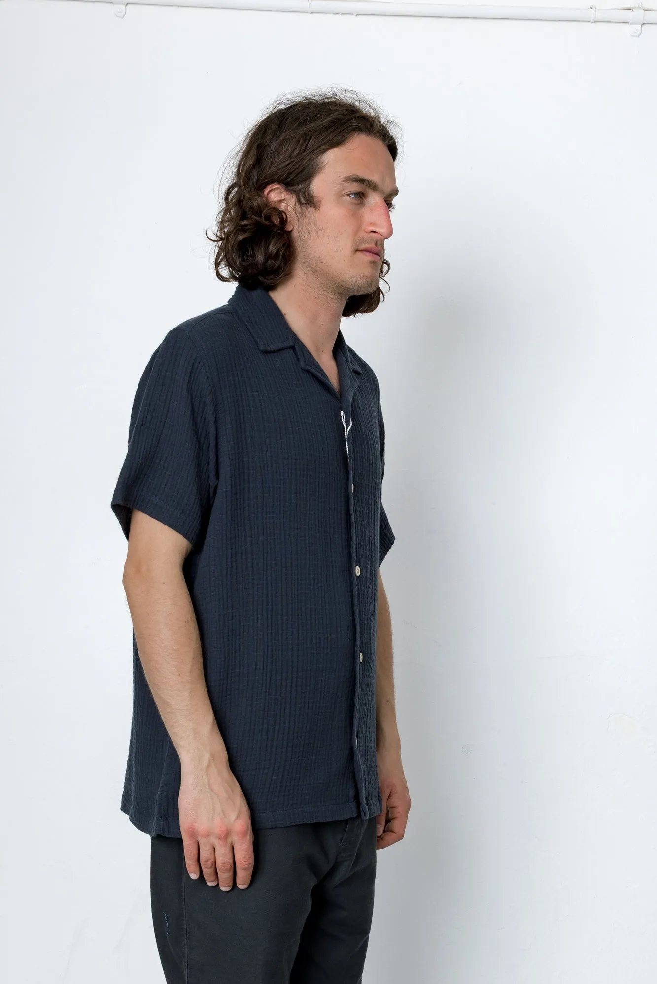 Deck Shirt - Black sold by Folk product image thumbnail 2