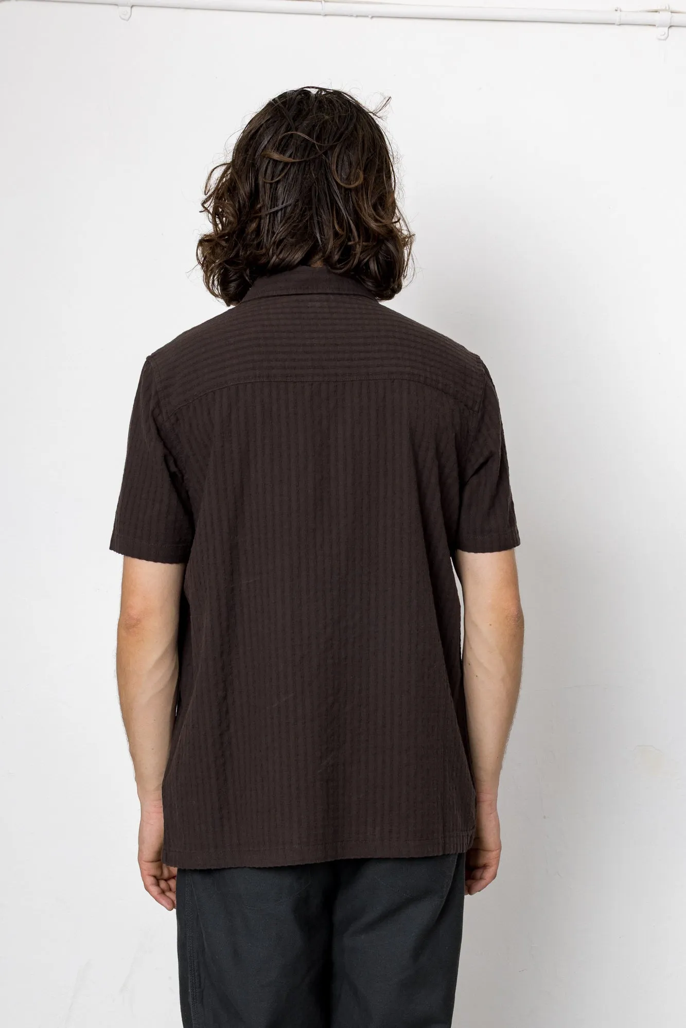 Senna 2 Shirt - Bitter Chocolate sold by Folk product image thumbnail 4