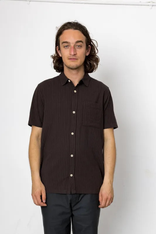 Senna 2 Shirt - Bitter Chocolate made by Folk