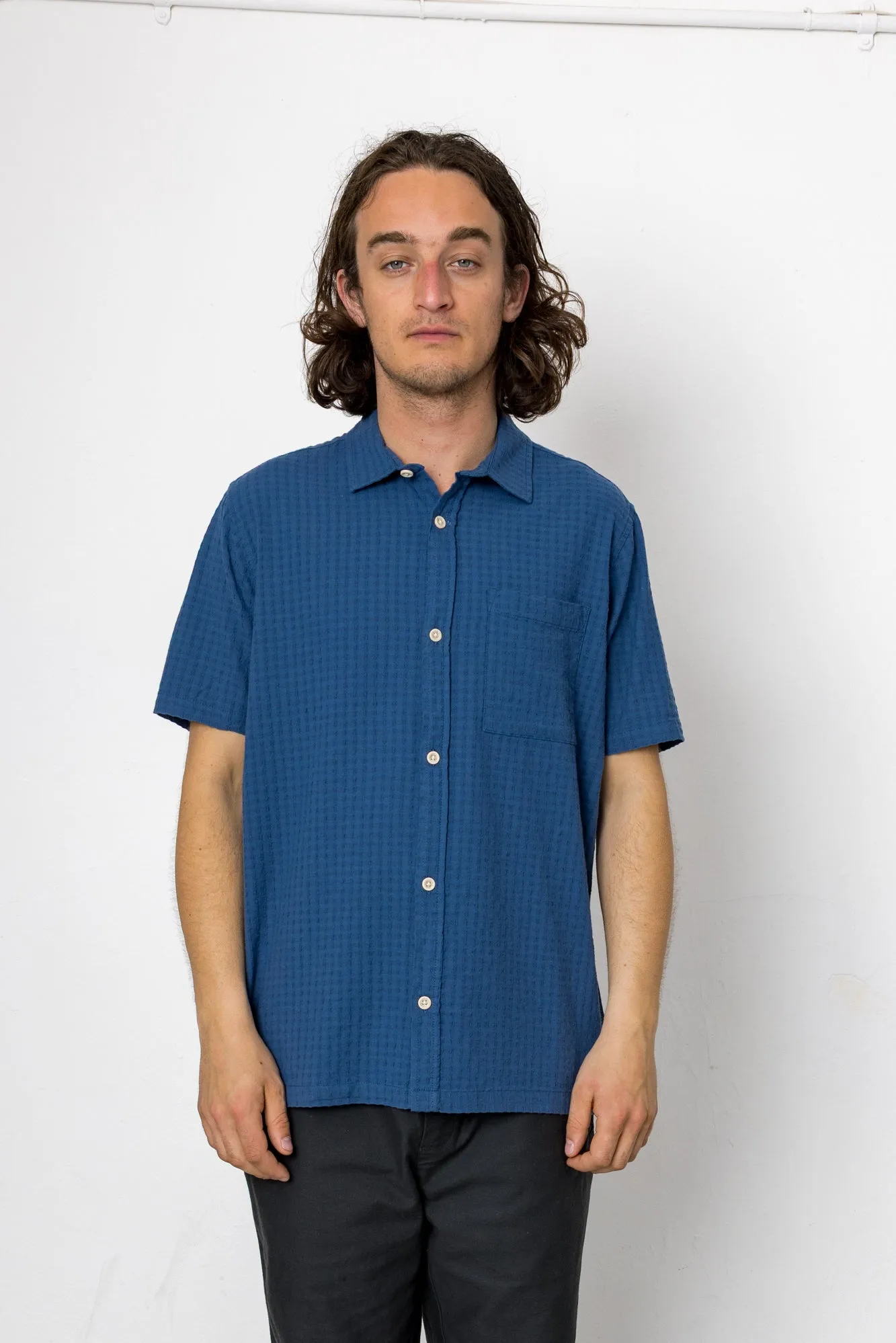 Senna 2 Shirt - Dark Denim sold by Folk
