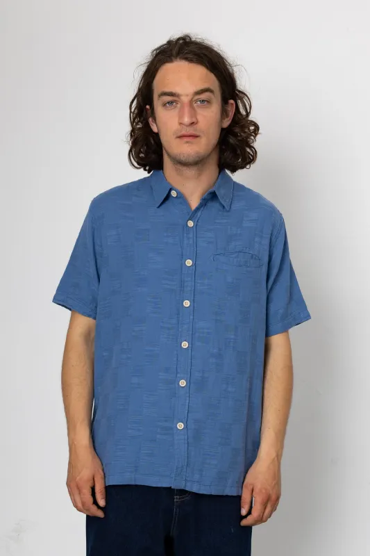 Fulton Shirt - Mid Blue made by Folk