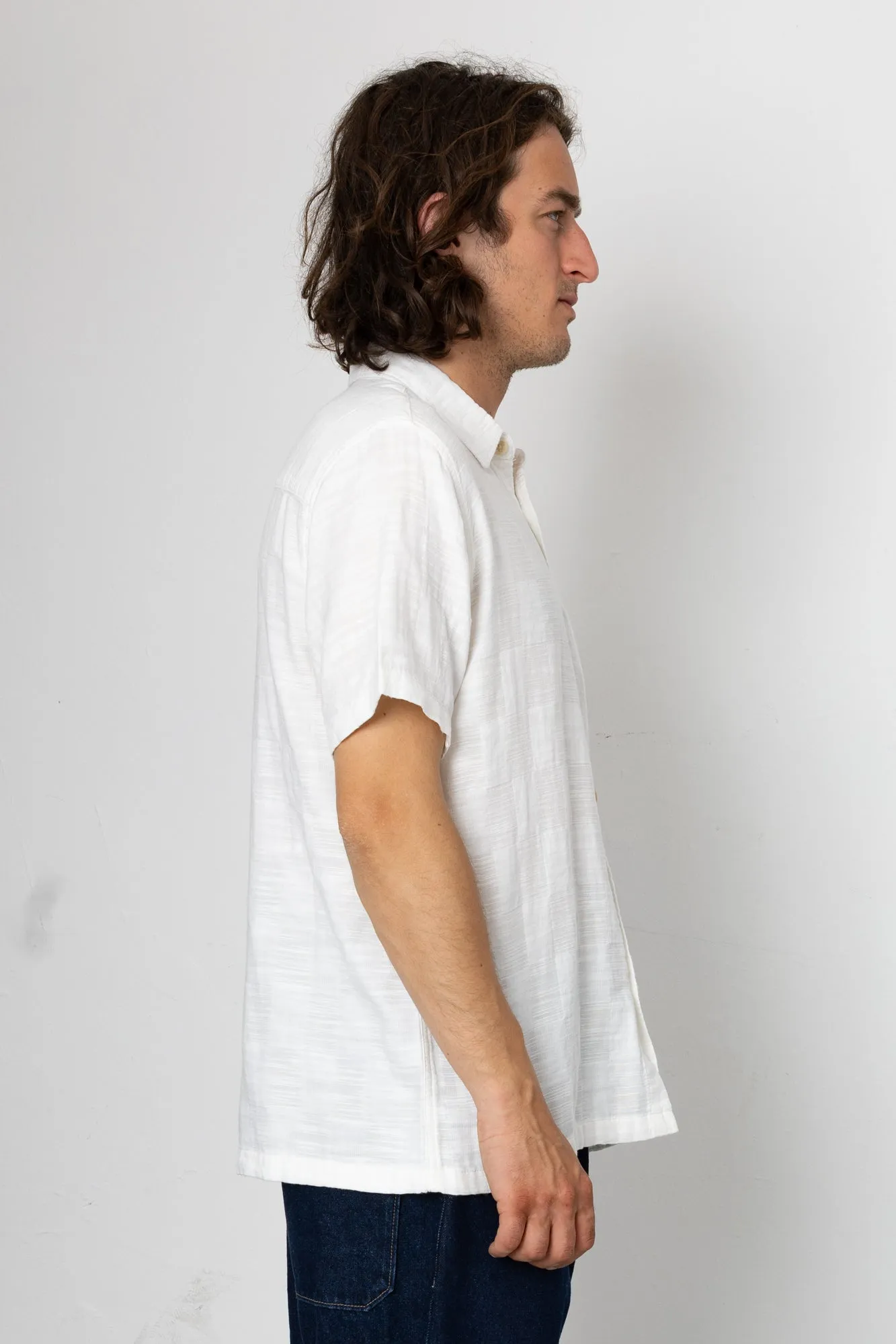 Fulton Shirt - Ecru sold by Folk product image thumbnail 3