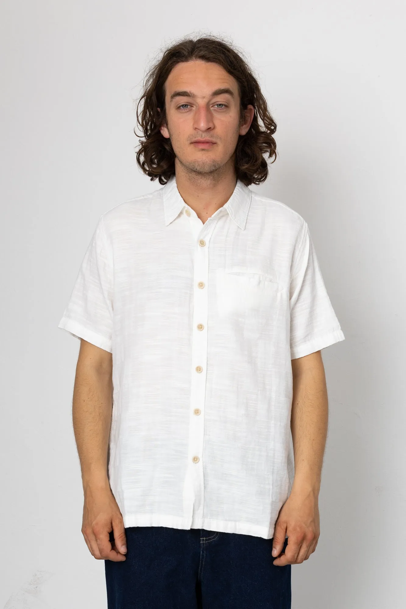 Fulton Shirt - Ecru sold by Folk
