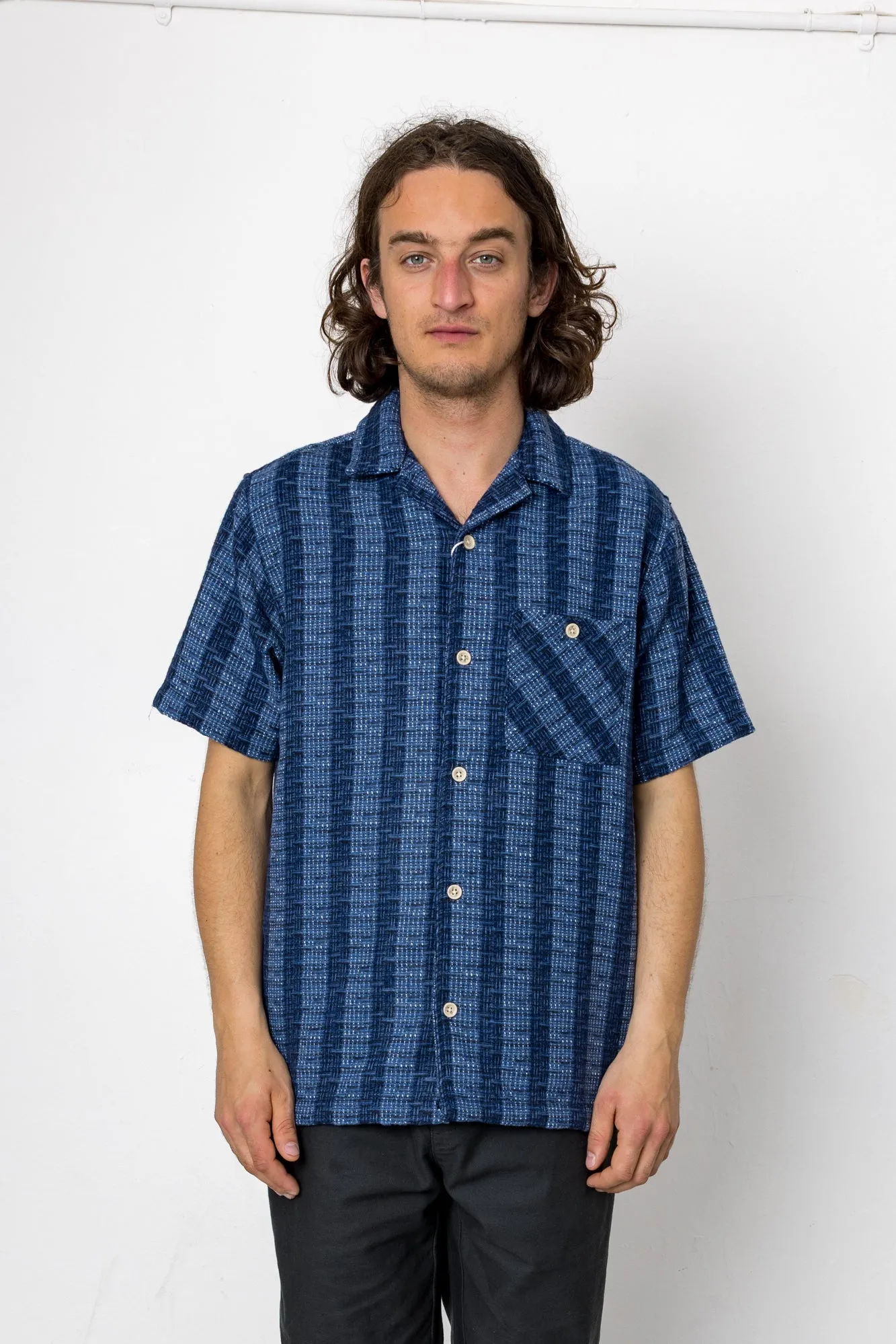 Mason Shirt - Indigo sold by Folk