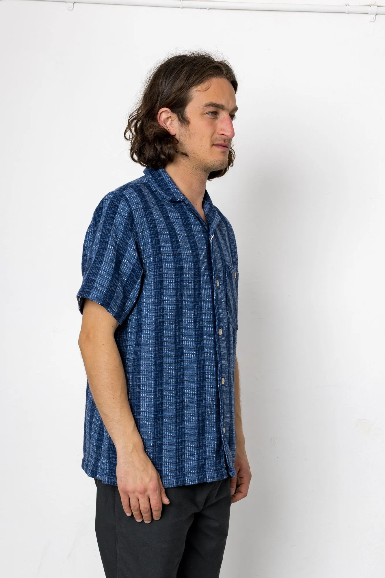 Mason Shirt - Indigo sold by Folk product image thumbnail 2