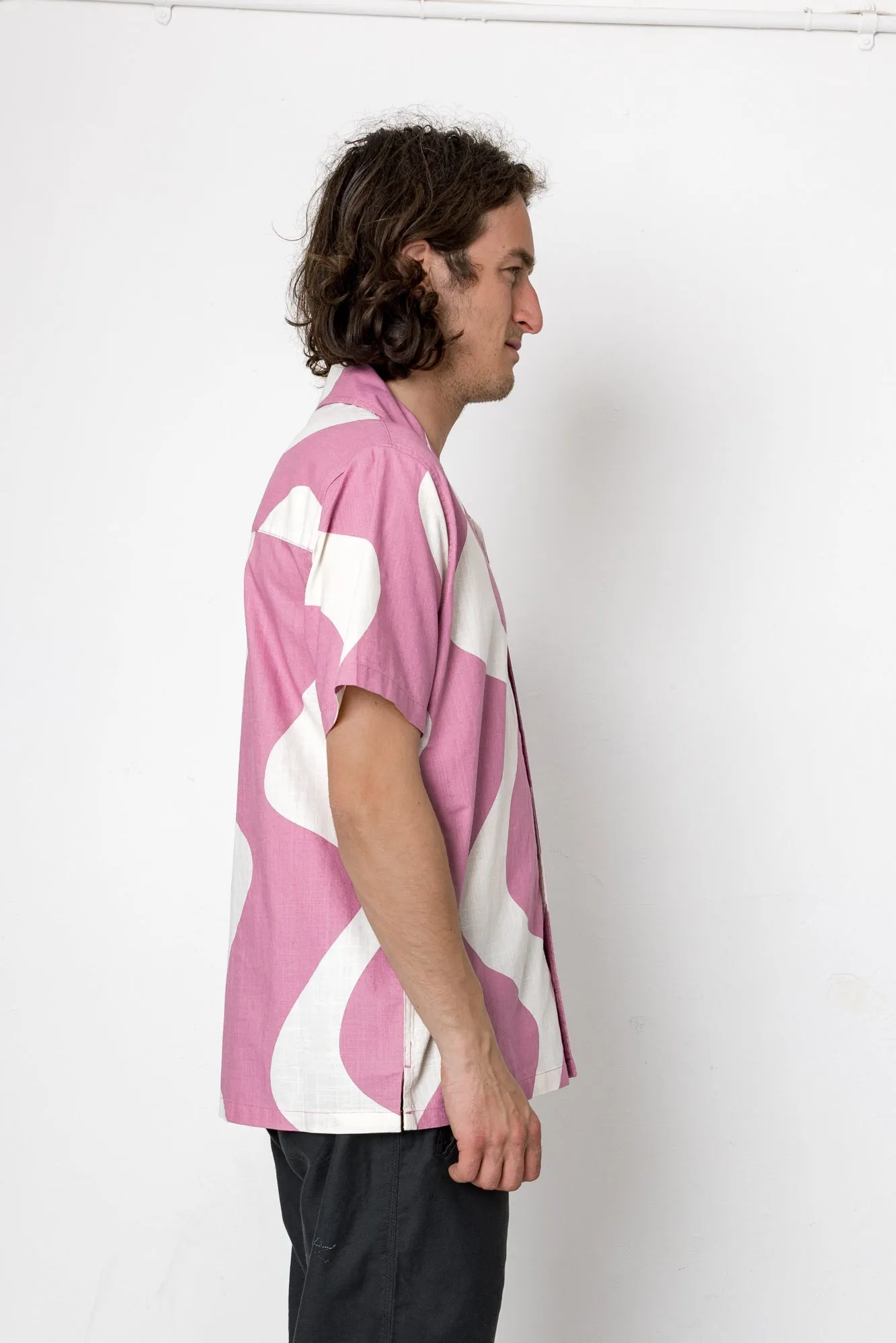 Motel Shirt - Raspberry sold by Folk product image thumbnail 3