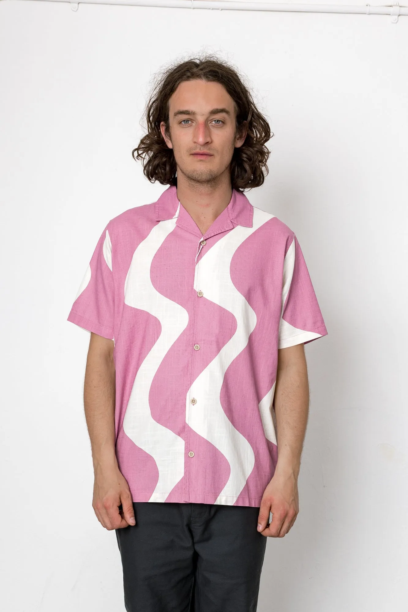 Motel Shirt - Raspberry sold by Folk