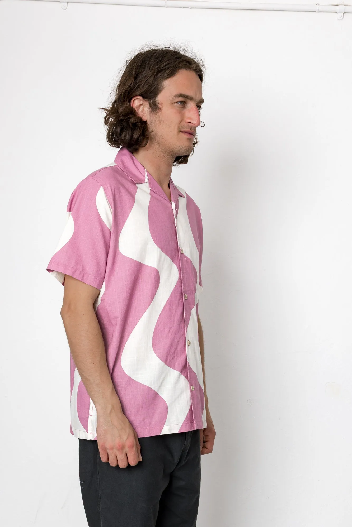 Motel Shirt - Raspberry sold by Folk product image thumbnail 4
