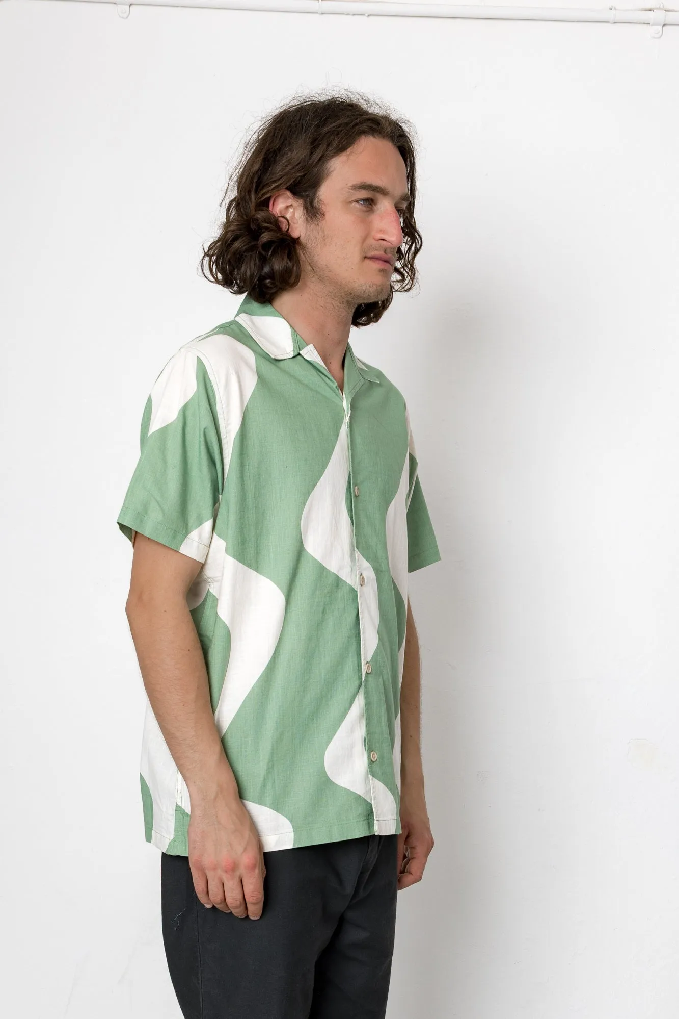 Motel Shirt - Original Green sold by Folk product image thumbnail 2