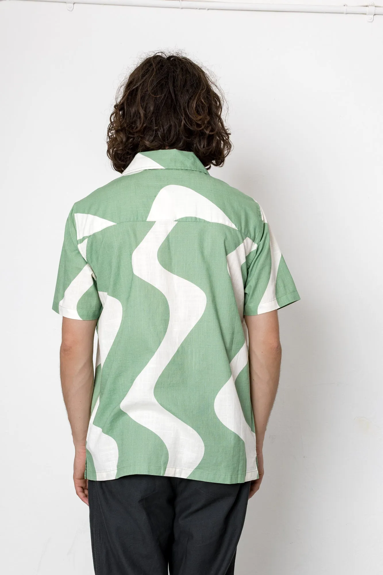 Motel Shirt - Original Green sold by Folk product image thumbnail 4