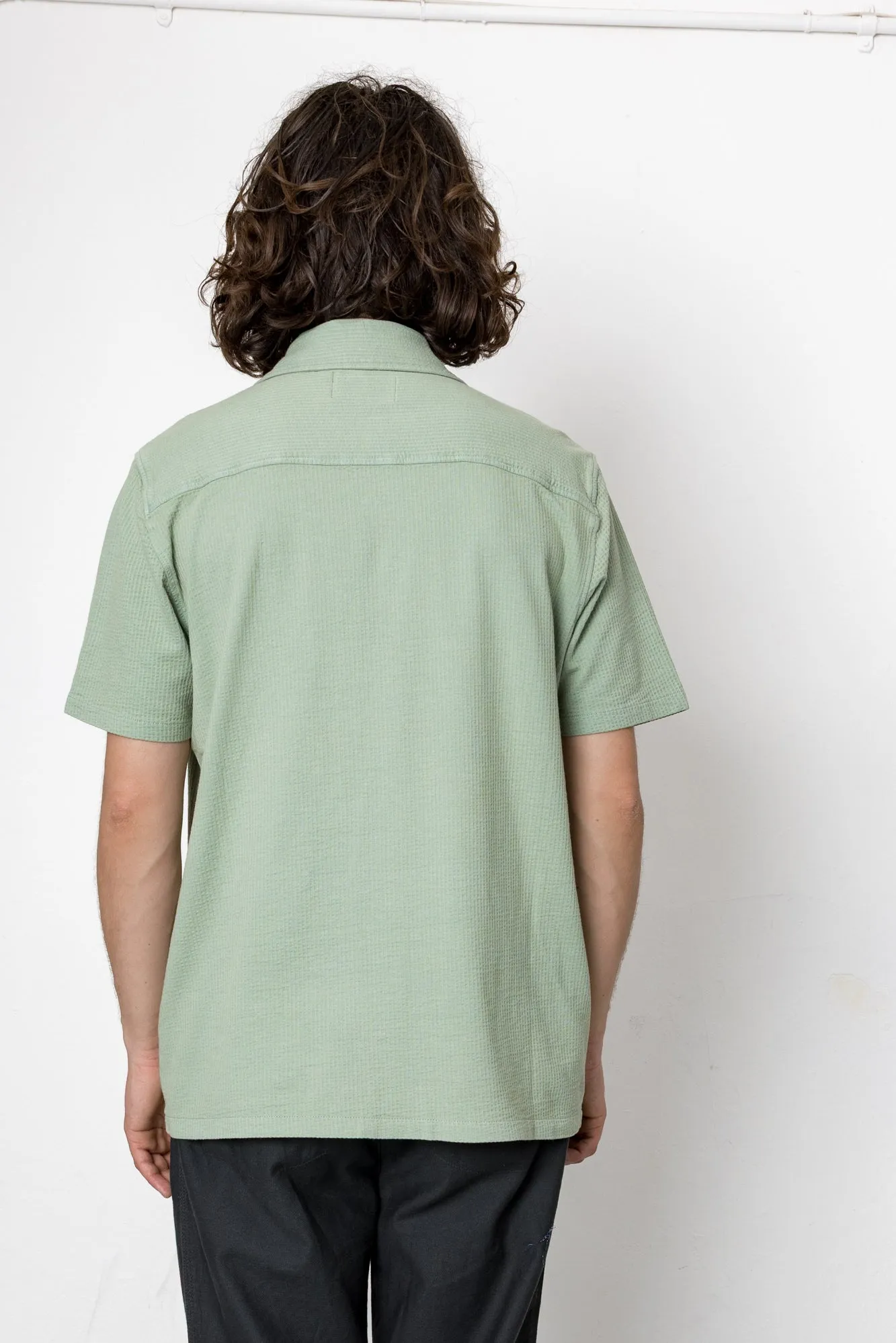 Rice Revere Shirt - Seafoam sold by Folk product image thumbnail 4