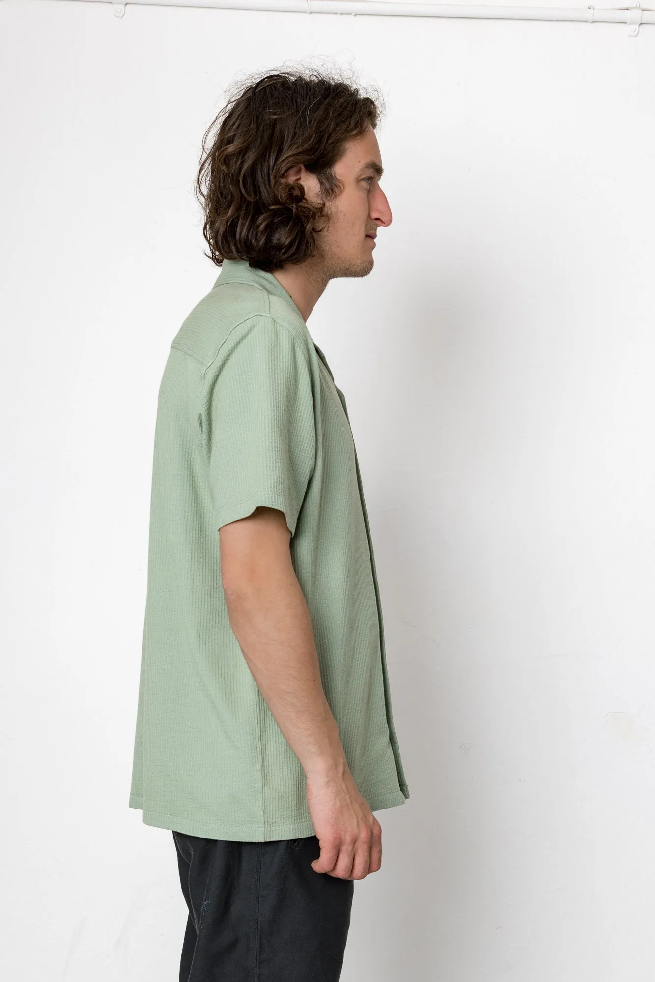 Rice Revere Shirt - Seafoam sold by Folk product image thumbnail 3
