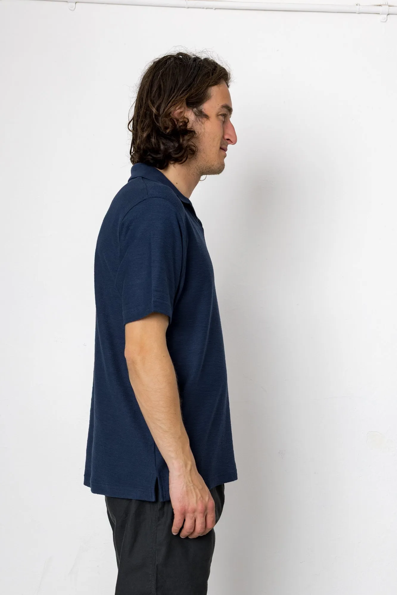 Hammer Polo - Navy sold by Folk product image thumbnail 3