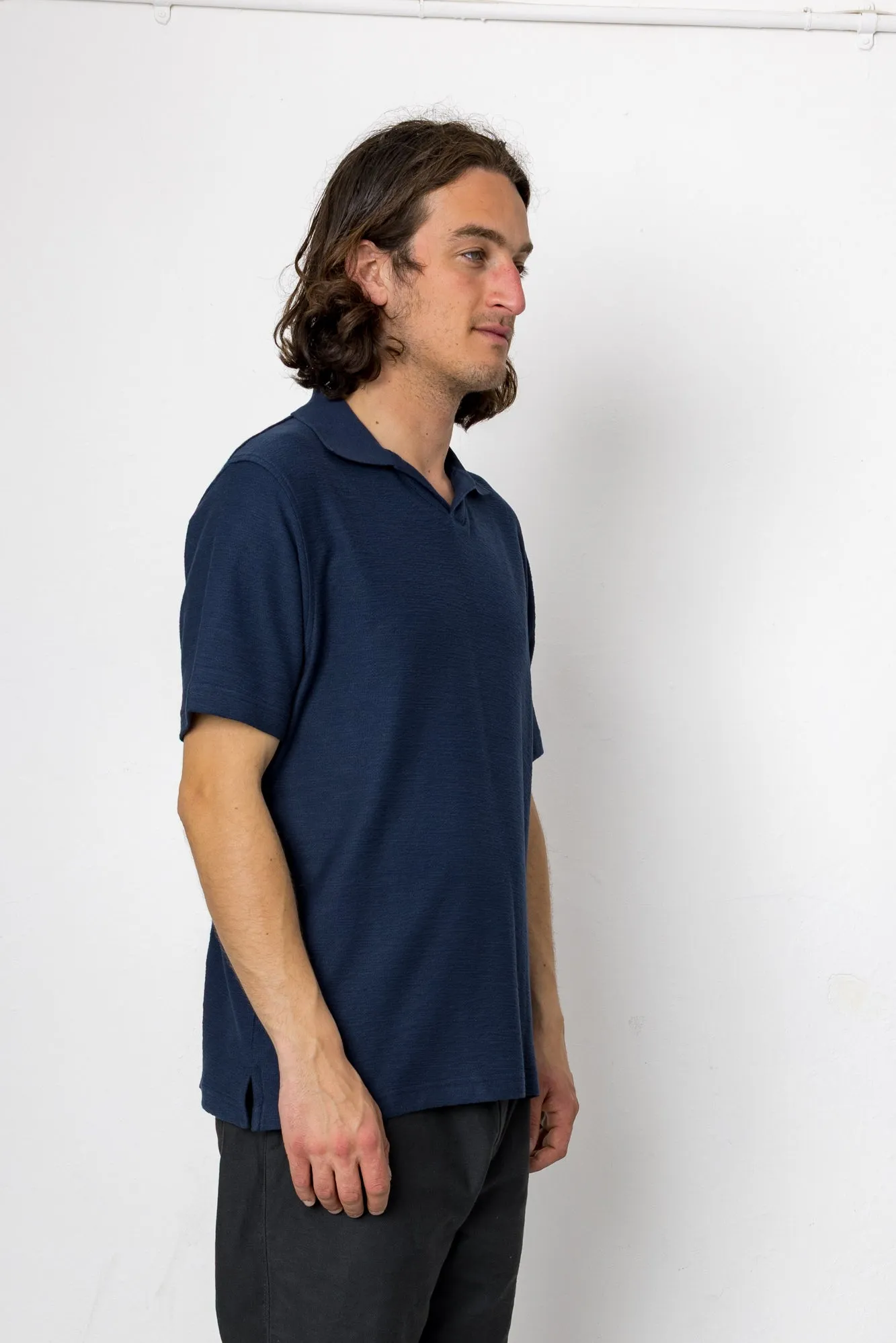 Hammer Polo - Navy sold by Folk product image thumbnail 2