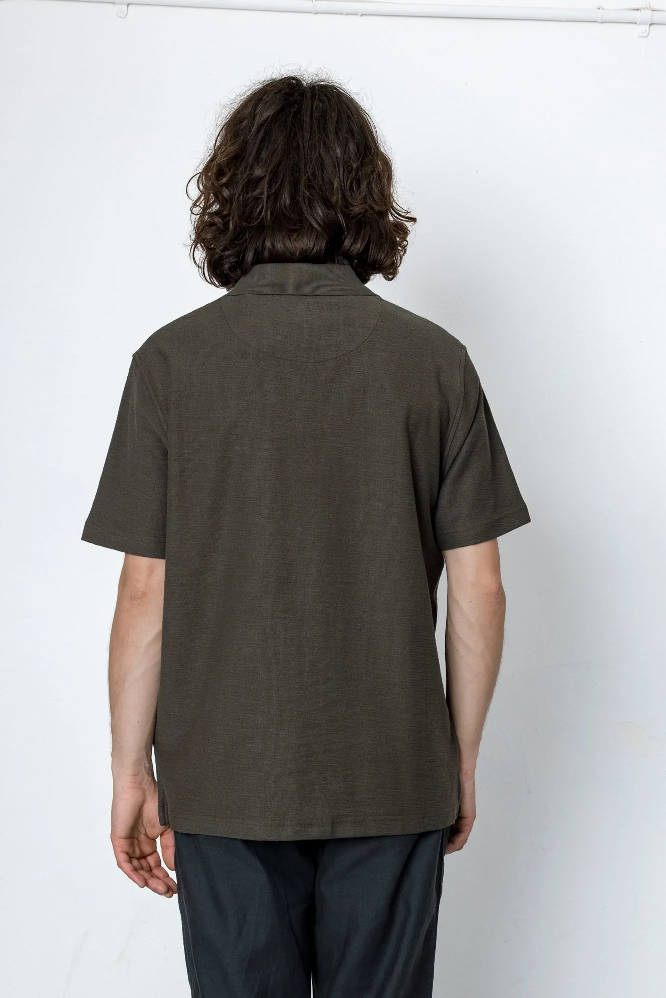 Hammer Polo - Dark Olive sold by Folk product image thumbnail 4