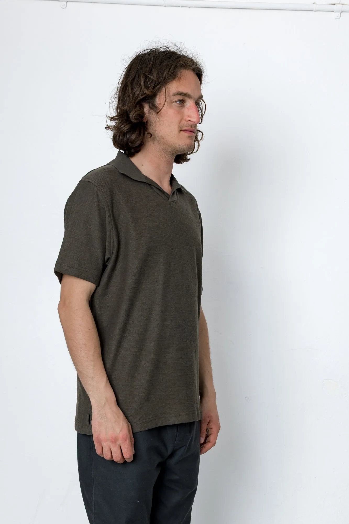 Hammer Polo - Dark Olive sold by Folk product image thumbnail 2