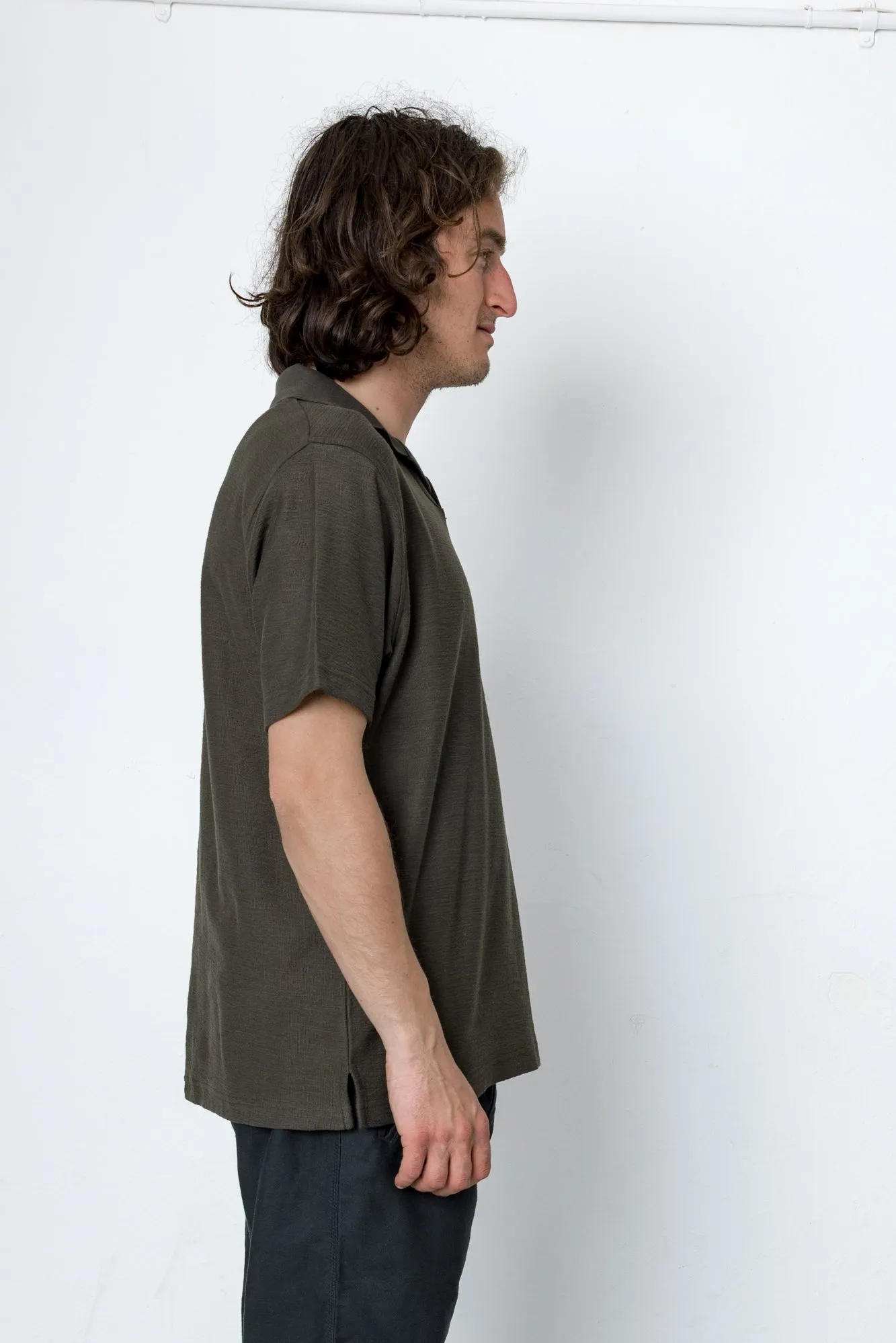 Hammer Polo - Dark Olive sold by Folk product image thumbnail 3