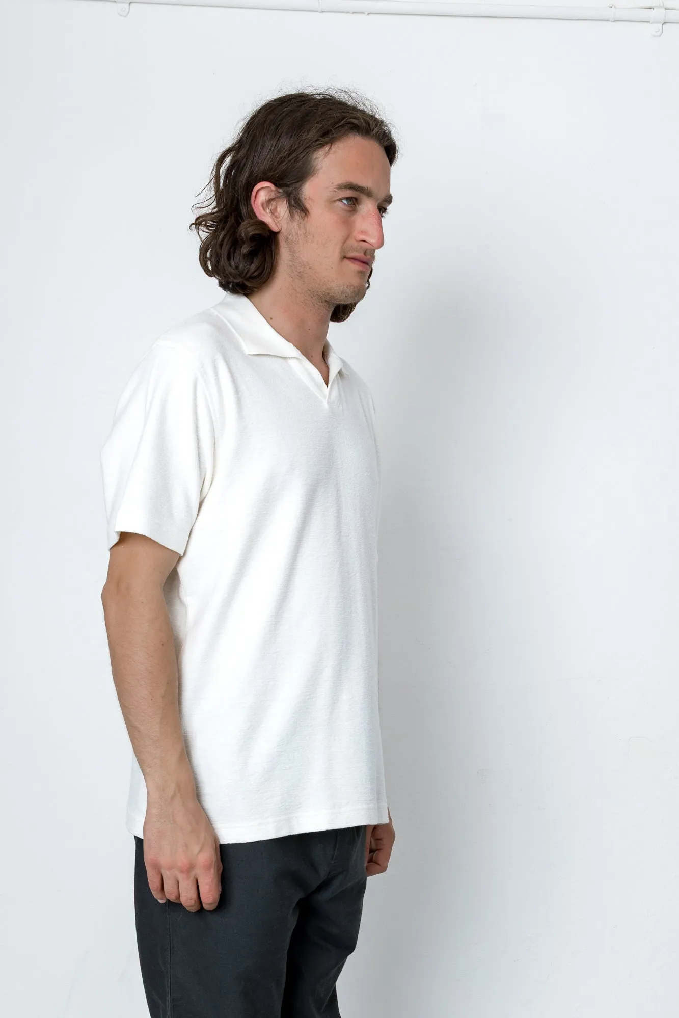 Hammer Polo - Ecru sold by Folk product image thumbnail 2