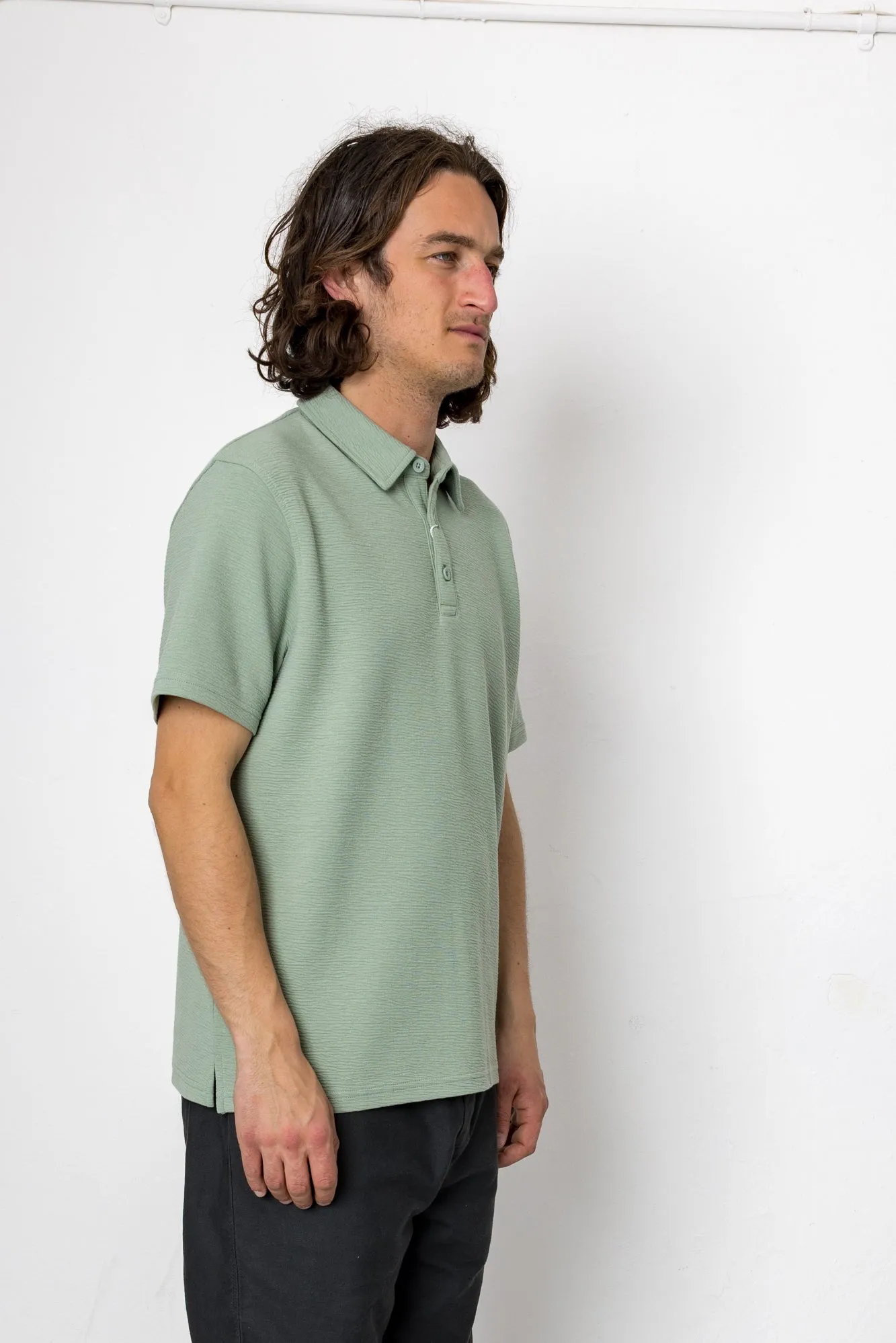 Delta Polo - Seafoam sold by Folk product image thumbnail 2